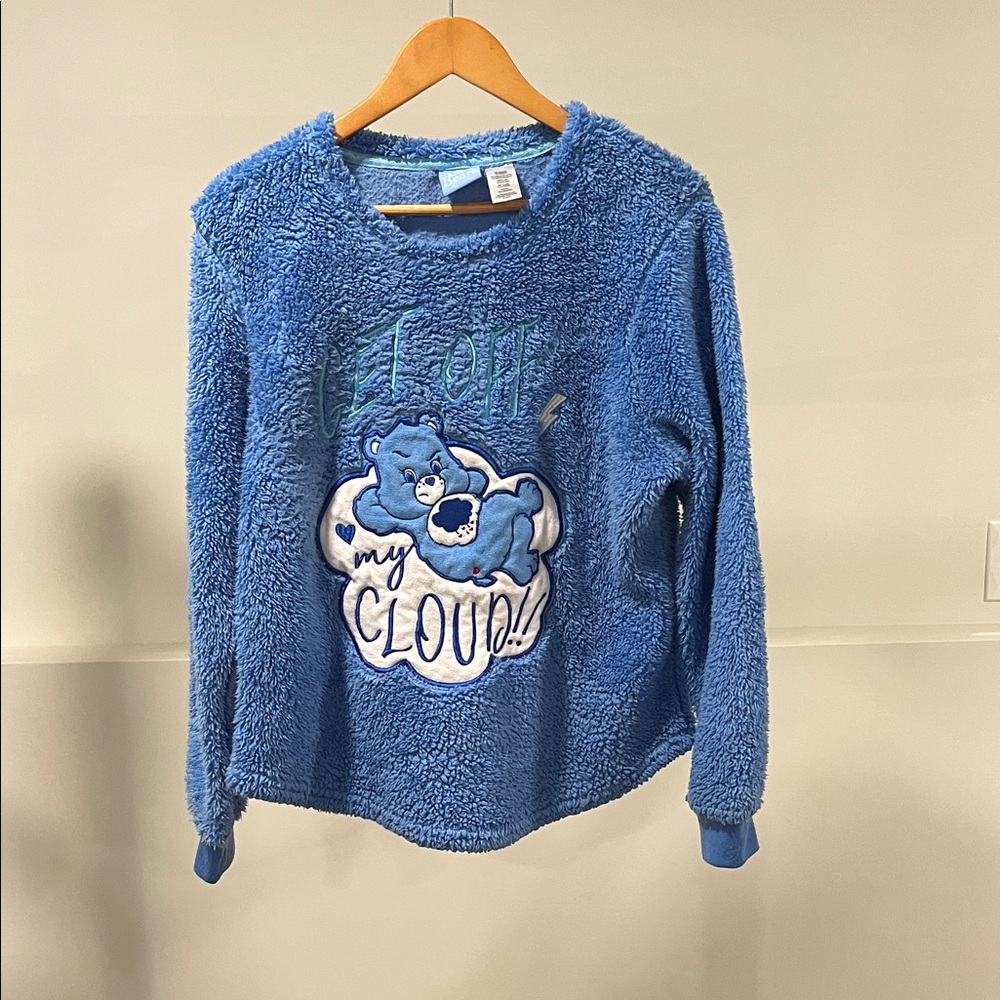 Care Bears Blue Fuzzy Sweater